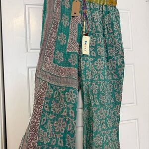 Kantha pants. Free size. NWT BOHO